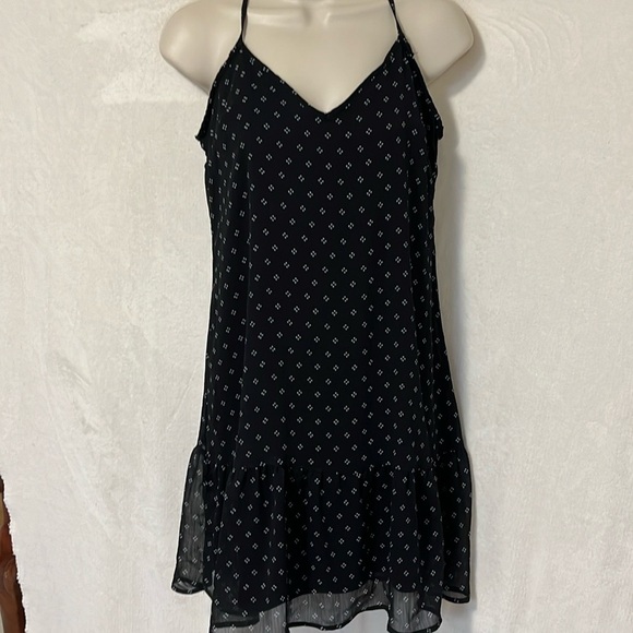 Old Navy Dresses & Skirts - Old Navy women’s size XS black with white dots spaghetti strap sundress